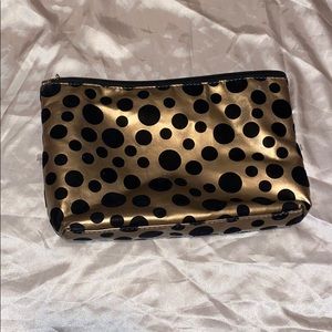 Polka dot make up bag